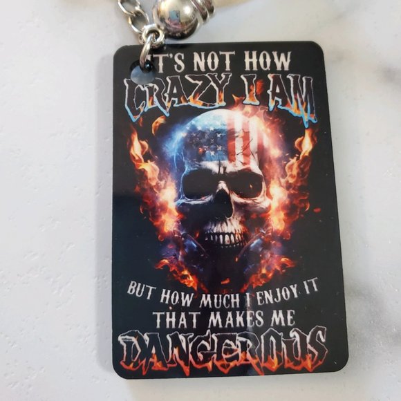 Crazy DANGEROUS Keychain - Picture 1 of 5